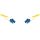 Gigalight Duplex optikai patch kábel 4 x LC/UPC csatlakozóval, 3mm duplex core 9/125 LSZH, 2 m