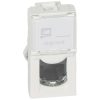 Legrand 076551 Program Mosaic LCS2 RJ45 Cat 5e UTP, 1 modul, fehér aljzat