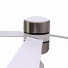 TOO FANC-120-333-W fali kapcsolós mennyezeti ventilátor LED világítással, 120 cm