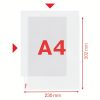 Esselte A4 narancsos speciális 100db/cs lefűzhető genotherm