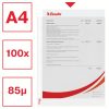 Esselte 85 mikron 100db/cs narancsos lefűzhető genotherm
