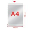 Esselte A4 55mikronos 10db/cs víztiszta lefűzhető genotherm