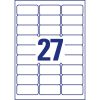 Avery L4737REV-25 63,5x29,6mm visszaszedhető 810db-os etikett