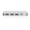 DIGITUS DA-70867 USB-C 6 portos univerzális notebook dokkoló állomás