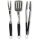 Fieldmann FZG 9017 rozsdamentes acél ergonomikus fogantyús 3db-os BBQ szett