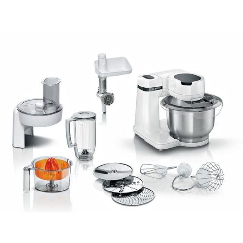 Bosch MUMS2EW40 700W, 3,8L, fehér konyhai robotgép szett