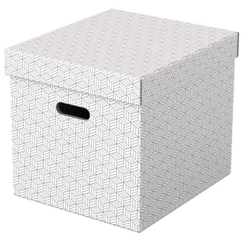 Esselte Home kocka alakú 3db/csomag fehér tárolódoboz
