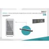 DIGITUS 1U PDU 230V 16A 7xCEE 7/3 aljzat CEE7/7 csatlakozó túlfeszültség védelemmel és vonalszűrővel 2m elosztósor