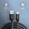 Axagon BUCM3-AM15AB USB-C 3.2 Gen 1 -  USB-A 1,5 m fekete kábel