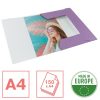 Esselte ColourBreeze karton levendula gumis mappa