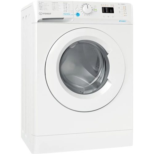 Indesit BWSA 61251 W EU N fehér, elöltöltős, keskeny, max.1200ford., 6 kg, mosógép