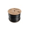 Lanberg LCF5-21CU-0305-BK Cat.5e F/UTP AWG24 Fca PE 305m árnyékolt fekete kültéri kábel