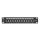 Lanberg PPF5-9012-B 10" 1U 12port Cat.5e FTP árnyékolt fekete patch panel