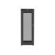 Lanberg FF01-8027-23BL 19" 27U SZÉL:800mm MÉLY:1000mm MAG:1438mm lapraszerelt LCD hálós fémajtós fekete rack szekrény