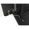 Lanberg WF01-6404-10B 19" 4U SZÉL:600mm MÉLY:450mm MAG:290mm lapraszerelt üvegajtós fekete fali rack szekrény