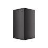 Lanberg WF01-6622-10B 19" 22U SZÉL:600mm MÉLY:600mm MAG:1085mm lapraszerelt üvegajtós fekete fali rack szekrény