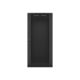 Lanberg WF01-6627-10B 19" 27U SZÉL:600mm MÉLY:600mm MAG:1307mm lapraszerelt üvegajtós fekete fali rack szekrény