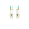 Lanberg FO-LULU-MD31-0020-TQ duplex optikai patch kábel 4xLC/UPC csatlakozóval, 50/125 LSZH OM3, 2m