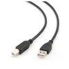 Gembird CCP-USB2-AMBM-6 1,8m USB A apa - USB B apa fekete kábel
