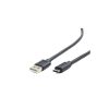 Gembird CCP-USB2-AMCM-10 3m USB A apa - USB C apa fekete kábel