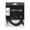 Gembird CCP-USB2-AMCM-10 3m USB A apa - USB C apa fekete kábel