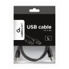 Gembird CCP-USB2-AMCM-1M 1m USB A apa - USB C apa fekete kábel