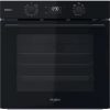Whirlpool OMSK58RU1SB fekete, beépíthető, sütőtér: 71L, grill, pirolitikus, sütő