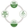 Leitz Recycle A4 karton zöld gumis mappa