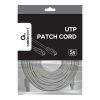 Gembird PP12-30M 30m RJ45 CAT5e UTP M/M szürke patch kábel