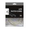 Gembird PP12-7.5M 7,5m RJ45 CAT5e UTP M/M szürke patch kábel