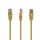Gembird PP12-0.5M/Y 0,5m RJ45 CAT5e UTP M/M sárga kábel