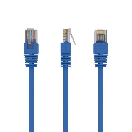 Gembird PP12-2M/B 2m RJ45 CAT5e UTP M/M kék kábel