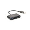Gembird USB-C SD/microSD kártyaolvasó fekete
