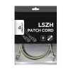 Gembird PP6A-LSZHCU-2M 2m RJ45 CAT6A S/FTP - RJ45 CAT6A S/FTP M/M szürke patch kábel