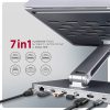 AXAGON HMC-STND ALU laptop állvány dokkoló állomással