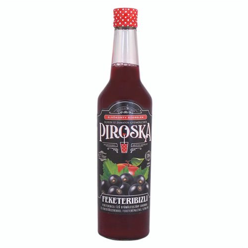 Piroska 0,7 L 50% DRS többutas visszaváltási díjas feketeribizli szörp