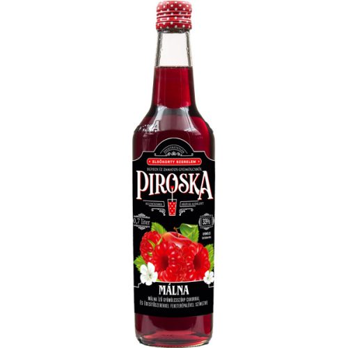 Piroska 0,7 L 50% DRS többutas visszaváltási díjas málna szörp