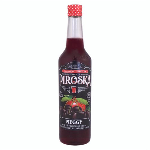 Piroska 0,7 L 50% DRS többutas visszaváltási díjas meggy szörp
