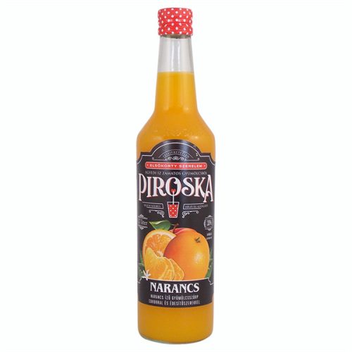 Piroska 0,7 L 50% DRS többutas visszaváltási díjas narancs szörp