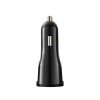 Canyon Autós Töltő, 1 portos, 1xUSB, 5V-2,4A, Beépített Lightning kábellel, fekete - CNE-CCA033B