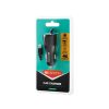 Canyon Autós Töltő, 1 portos, 1xUSB, 5V-2,4A, Beépített Lightning kábellel, fekete - CNE-CCA033B