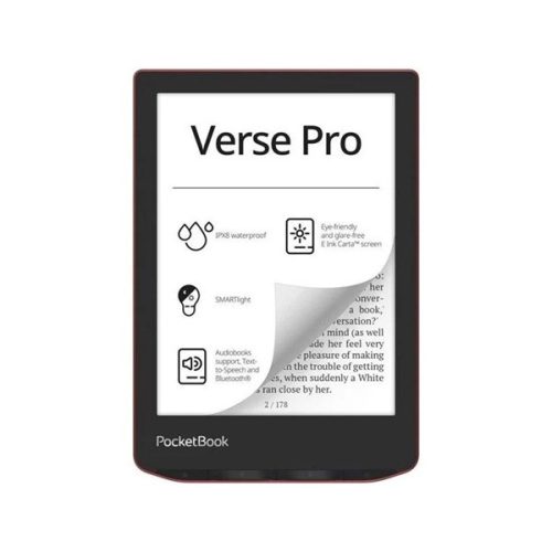 PocketBook PB634 Verse Pro 6" piros E-Book olvasó