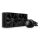 NZXT Kraken 240 240mm 2x120mm AIO LCD fekete vízhűtéses processzor hűtő