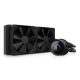 NZXT Kraken 240 240mm 2x120mm AIO LCD fekete vízhűtéses processzor hűtő