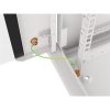 Lanberg WF01-6618-10S 19" 18U SZÉL:600mm MÉLY:600mm MAG:907mm lapraszerelt üvegajtós szürke fali rack szekrény