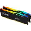 Kingston 64GB 6000MHz DDR-5 Fury Beast RGB EXPO (Kit! 2db 32GB) (KF560C30BBEAK2-64) memória