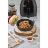 TOO kerek szilikon forma forrólevegős sütőhöz (air fryer) 20cm átmérő 5cm magasság, szürke, fekete vagy piros SL-3250
