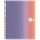 Miquelrius Aurora Provence A4 4x30 lap PP kockás spirálfüzet