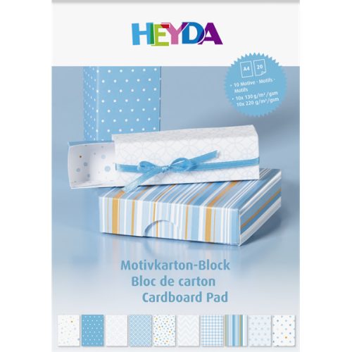 Heyda Kék A4 20 lapos kartonlap szett