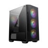 MSI FORGE M100A fekete (táp nélküli) ablakos ATX ház